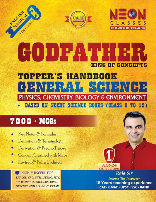 General Science (English) Physics, Chemistry, Biology