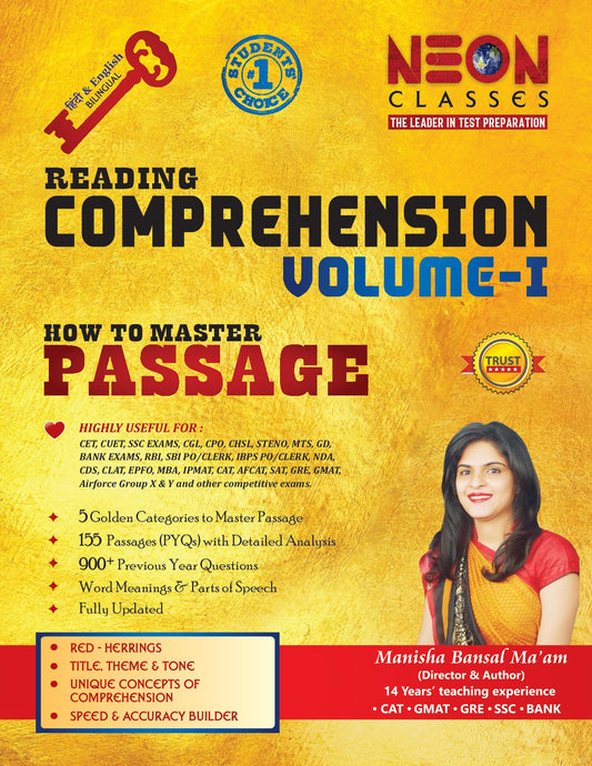 Passage- Reading Comprehension by Manisha Bansal